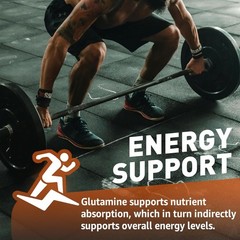 Nextdia L-Glutamine 1000mg Gummies for Women & Men| with Beta-Alanine, BCAAs, Ma