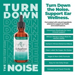 Vegan Multi Herbal Liquid Drops Daily Ear Wellness Natural Supplement