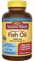 3x BOTTLES of Omega-3 from Fish Oil