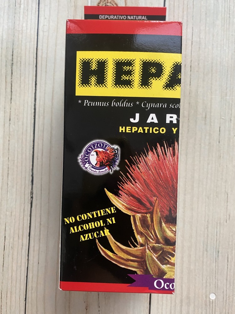Hepanat Jarabe 500ml 100% Natural 1 litro Suplemento Cero Caloria – No Azucar