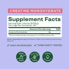 Bloom Nutrition Creatine Monohydrate Powder, Supports Muscle Recovery, Strength