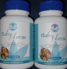 Raiz DE 15-Day Digestive Detox Gut Cleanse 2 PACK Natural Gentle Support 5 &7/27