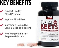 NO3-T Powered Total Beets – 120 Tablets for Enhanced Circulation & Heart Support