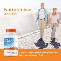 Nattokinase Supplement, Non-GMO, Vegan, Gluten-Free, 270 Veggie Capsules