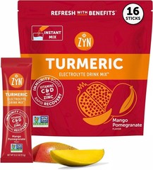 Electrolytes Powder Hydration Packets with Vitamins, Zinc & Turmeric Curcumin