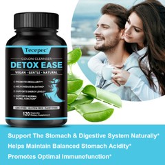 Colon Cleanse, Proprietary Blend & Calcium, Supports Detox & Gut Flora