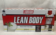 Labrada Lean Body Protein Shake 40G Ready To Drink 17 Fl Oz Pack Of 12 Nov2026