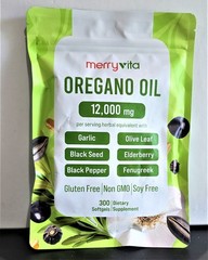 MERRY VITA Oil of Oregano with Black Seed Oil– 12,000mg (2pk)