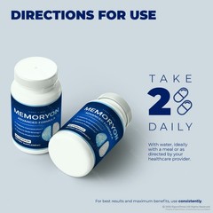 MemoryOn Capsules – Memory On Brain Focus Support Supplement 60ct