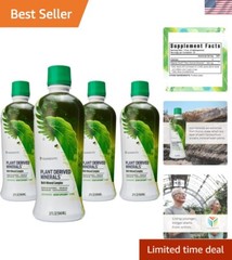 Plant Derived Liquid Minerals – 77+ Natural Unaltered Trace Minerals – 19,000…