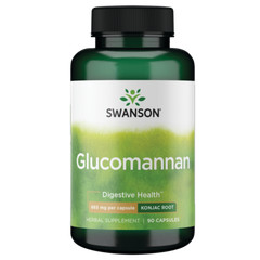 Swanson Glucomannan 665 mg 90 Capsules