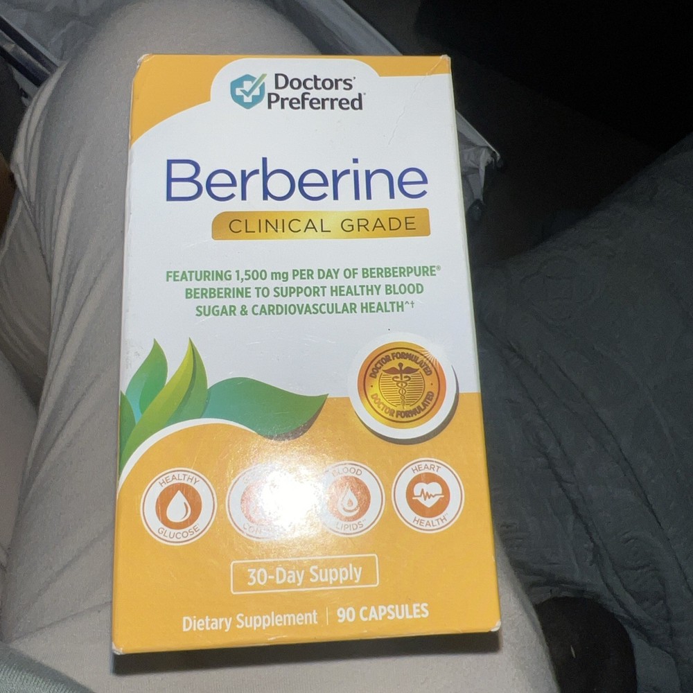 DOCTORS’ PREFERRED Berberine 1500, Doctor Formulated, 90 Count Daily Serving