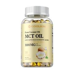 MCT OIL Capsules 3000mg-Skin Health, Weight Loss, Immune Support,Brain,Keto Diet