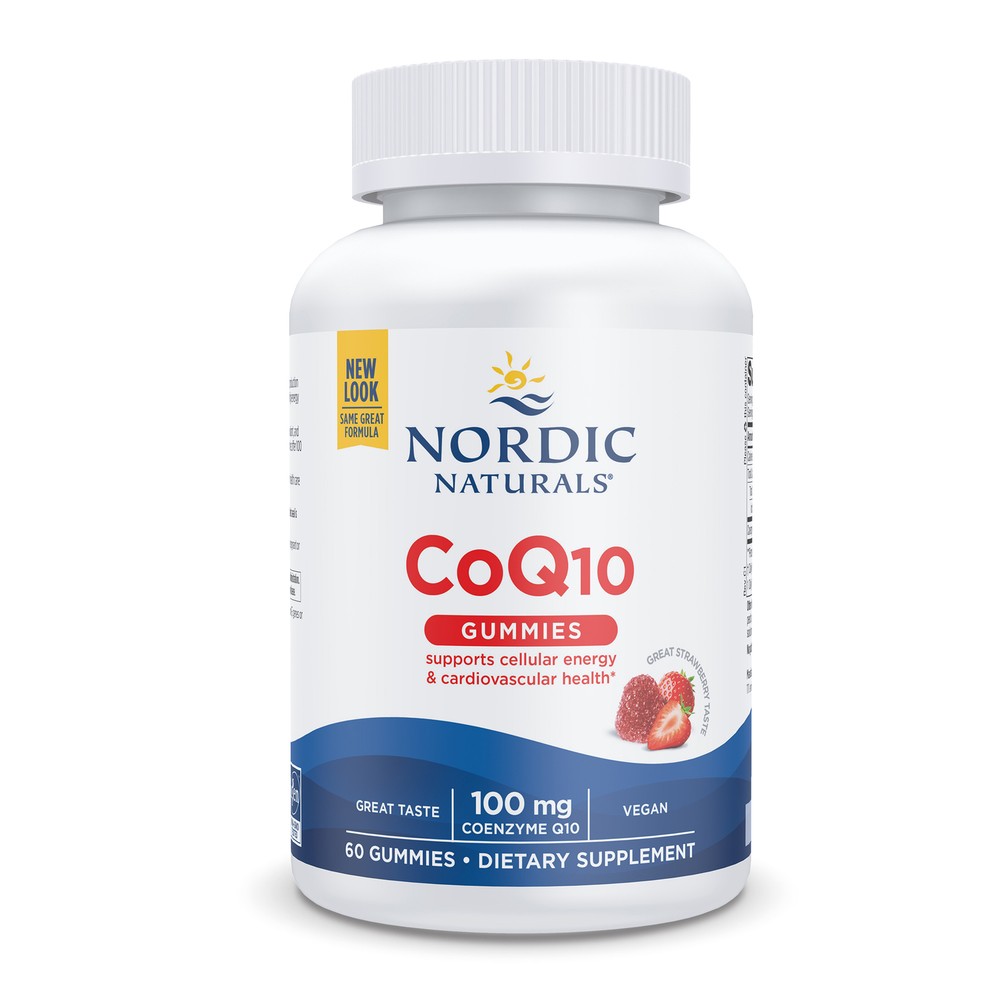 Nordic Naturals CoQ10 Strawberry Gummies – Antioxidant Gummies, 60 ct