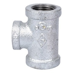 ProSource 11A3/4X3/4X1/2G Pipe Tee, 3/4 x 3/4 x 1/2 in, FIPT, Malleable Steel, S