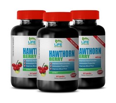 blood pressure pills – Hawthorn Berry Extract 665mg – improves heart health 3B