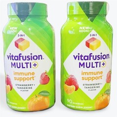 Vitafusion Multi+ Immune Support Gummies 90ct. (Case Of 2) Exp: 09/2026