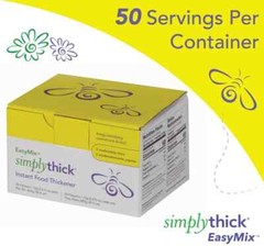 Easymix | 50 Count of 12G Individual Packets | Gel Thickener for Those with Dysp