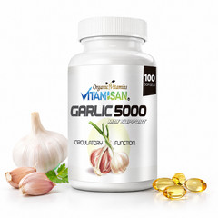 Aged Garlic Extract, garlic is a natural Immune Formula , 100 sofgels odor 5000