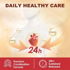 1/2/3PCS CoQ 10 Q10 Vegan 1000mg 60 Capsules , Vitamin B12 1000mcg Heart Health