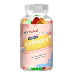 Collagen Vitamin Gummies for Hair Skin & Nails, Premium Collagen Supplement 60pc