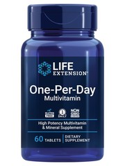 Life Extension One-Per-Day 60 Count (Pack of 1), Yellow, Speckled