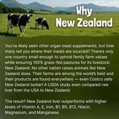 Grass-Fed Beef Organ Supplement – 200 Count