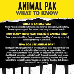 UNIVERSAL NUTRITION ANIMAL PAK Ultimate Foundation Multivitamin for Men 44 Packs