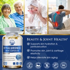 Collagen Hyaluronic Acid Vitamin C Capsules AntiAging Wrinkles Skin Joint Health