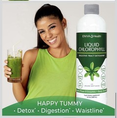 Eniva Health Liquid Chlorophyll Detox & Digestion, Organic Mint 16 fl oz Vegan