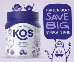KOS Organic Acai Juice Powder – USDA Certified Organic, Plant Based Superfood…