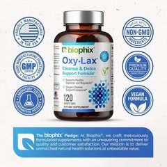 Biophix Oxy-Lax 750 mg 120 Caps 2 Pack – Pure Magnesium Oxide Powder