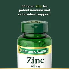 Nature’s Bounty Zinc 50mg Immune Health Supplement | 400 Tablets Fast Shipping