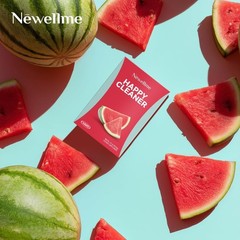 NEWELLME Happy Cleaner Gut Health Superfoods Powder, Watermelon Flavor, with