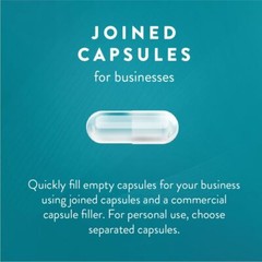 1000 Empty Gel Gelatin Capsules Size 3 2 1 0 00 Kosher Halal Separated/Joined