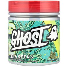 Ghost Greens, Lime, 11.6 oz Reds Health Recovery Fitness Supplement