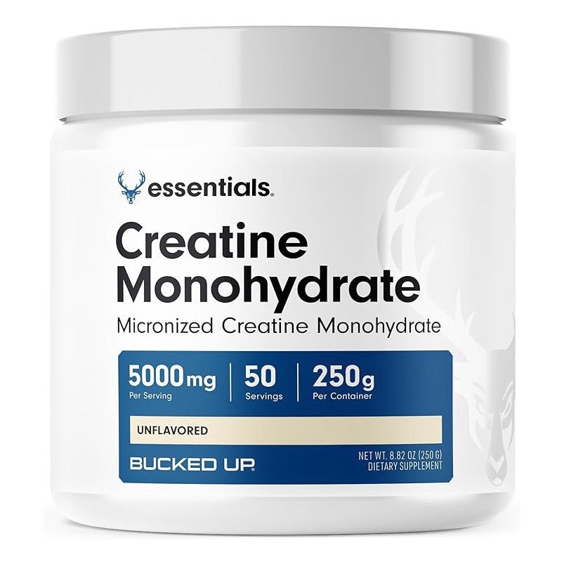Bucked Up Creatine Monohydrate Powder 50 Servings Unflavored