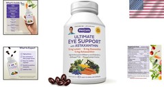 Ultimate Eye Support with Astaxanthin – 30 Gluten-Free Softgels for Vision Care