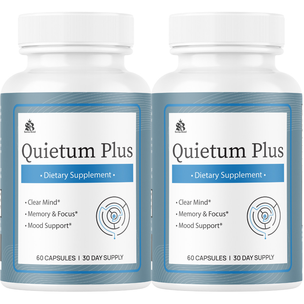 Quietum Plus Advanced Supplement Formula Healthy Ear Official- 2 Bottles