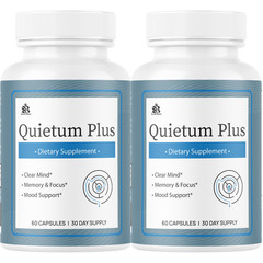 Quietum Plus Advanced Supplement Formula Healthy Ear Official- 2 Bottles
