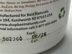 Best Naturals Calcium Citrate with Vitamin D3 240 Tablets Exp 2/26+