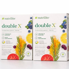Amway Nutrilite Double X Multi-Vitamins & Minerals (40-Packets) EXP: 10/2026
