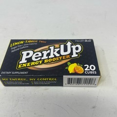 HealthA2Z PerkUp Energy Cubes Lemon-Tangie 20ct 50mg Caffeine