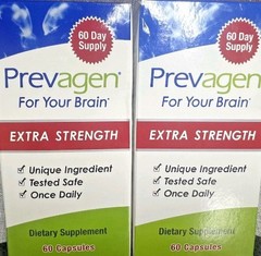 !SALE! LOT OF 2 Prevagen Extra Strength 60 Capsules FREE SHIPPING USA NEW