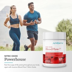 Juvenon BloodFlow-7 Nitric Oxide Supplement with Nitrosigine 60 Count (Pack of 3