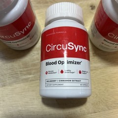 Lot Of 5 Bottles CircuSync Blood Optimizer Supplement, 60 Capsules/bottle