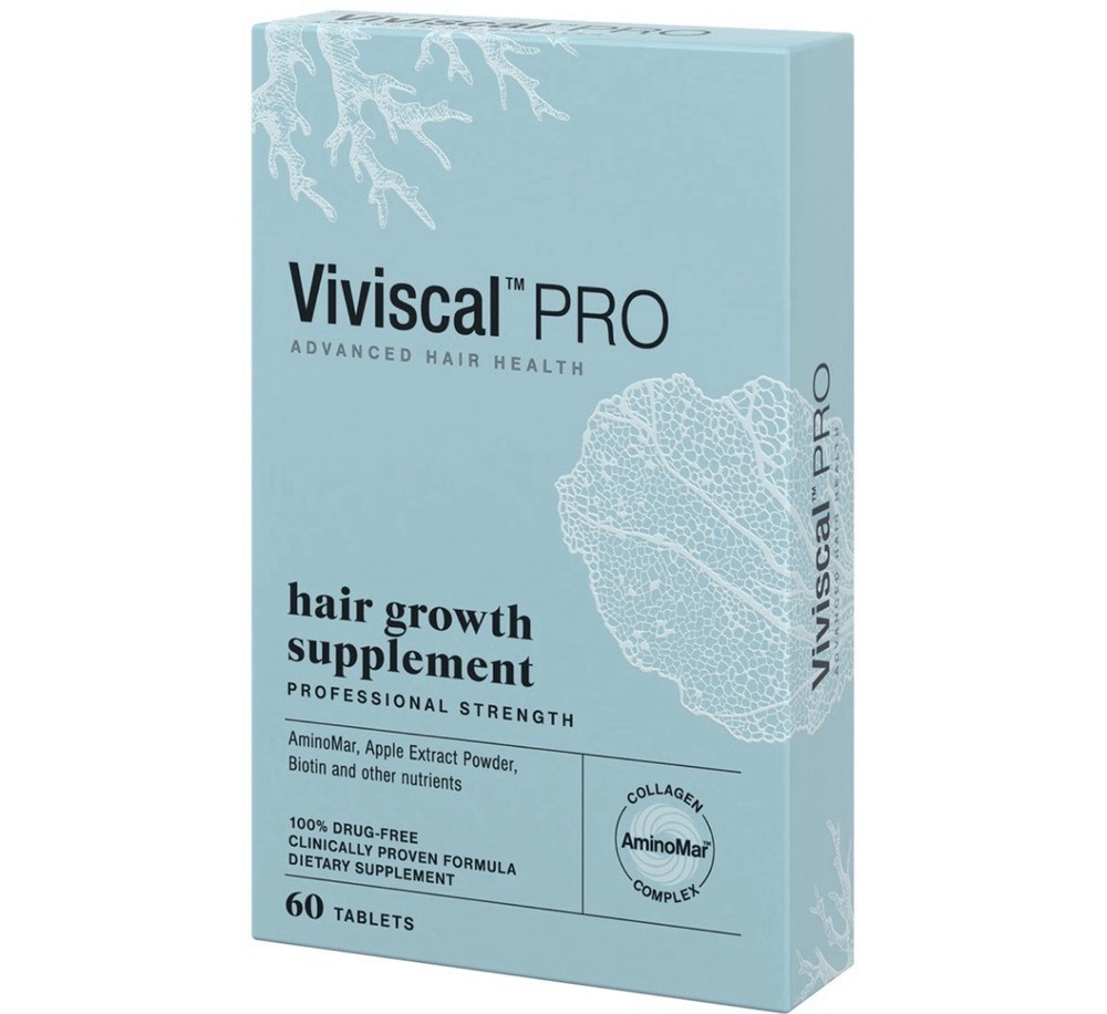 Viviscal PRO Advanced Hair Growth Supplement, Drug-Free, 60 Tablets
