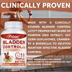 Bladder Control – with Pumpkin Seed Extract, Cranberry, Urinary Tract Health