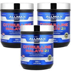 Allmax Nutrition Citrulline + Malate 2:1 300 Grams Each (Pack of 3)