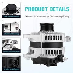 Alternator 3.8L Wrangler Caravan 2007-2008